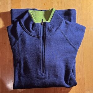 Ibex 1/4 zip two-tone Women’s Shak Rambouillet Wool